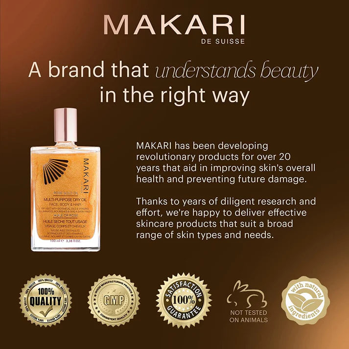 OR ROSE 24K GOLD MULTI FUNCTION DRY OIL