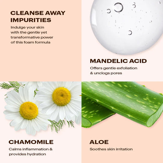 Renewal Glow Cleansing Foam – Mandelic Acid Radiance-Boosting Cleanser – Makari De Suisse Uganda