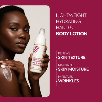 LIGHTWEIGHT HYDRATING HAND & BODY LOTION 17OZ