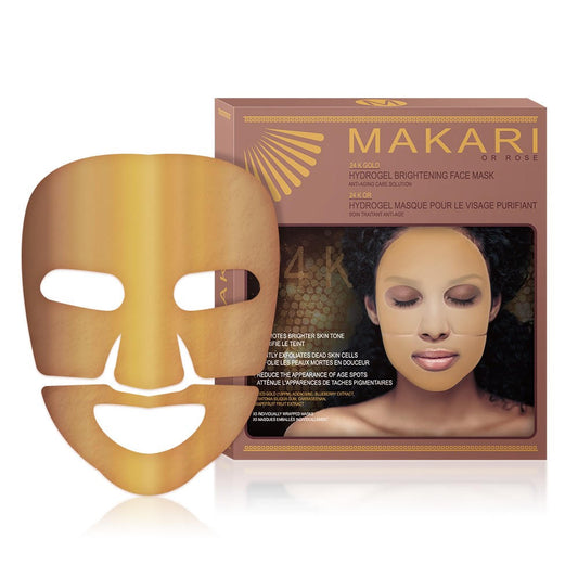 24K Gold Hydro Gel Face Mask – Anti-Aging Gold Infused Mask for Firmer Glowing Skin – Makari De Suisse Uganda
