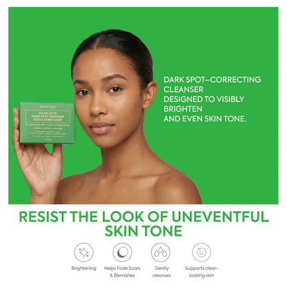 KOJIC ACID DARK SPOT REMOVER SOAP BARS (2 Soap Bars Per Pack)