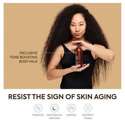 EXCLUSIVE TONE BOOSTING BODY MILK