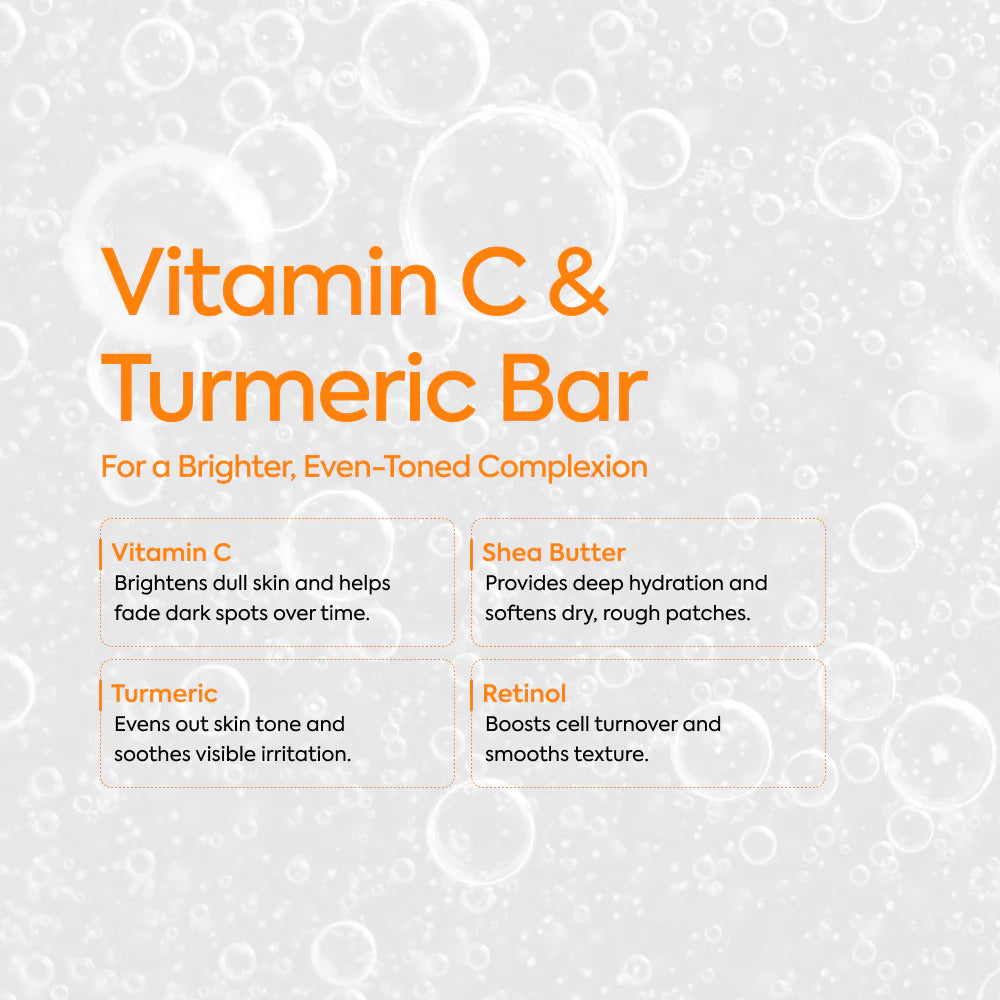 VITAMIN C & TUMERIC FACIAL CLEANSING BAR - IYKYK
