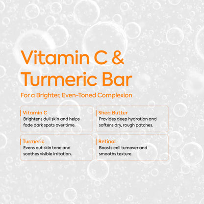 VITAMIN C & TUMERIC FACIAL CLEANSING BAR - IYKYK