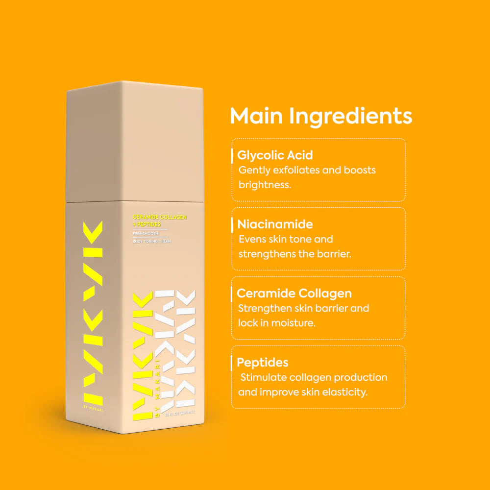 CERAMIDE COLLAGEN + PEPTIDES BODY TONING CREAM - IYKYK