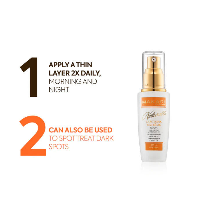 NATURALLE CAROTONIC EXTREME GLOW RENEWING FACE SERUM