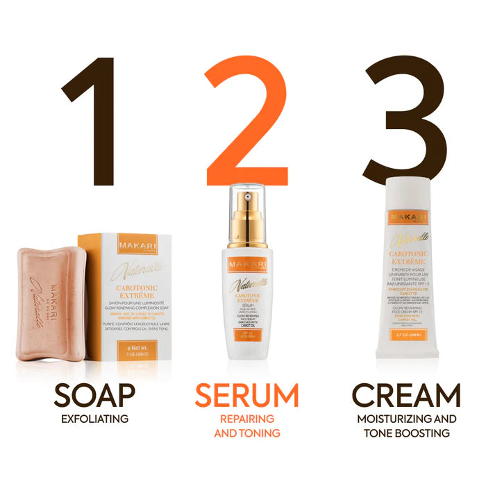 NATURALLE CAROTONIC EXTREME GLOW RENEWING FACE SERUM