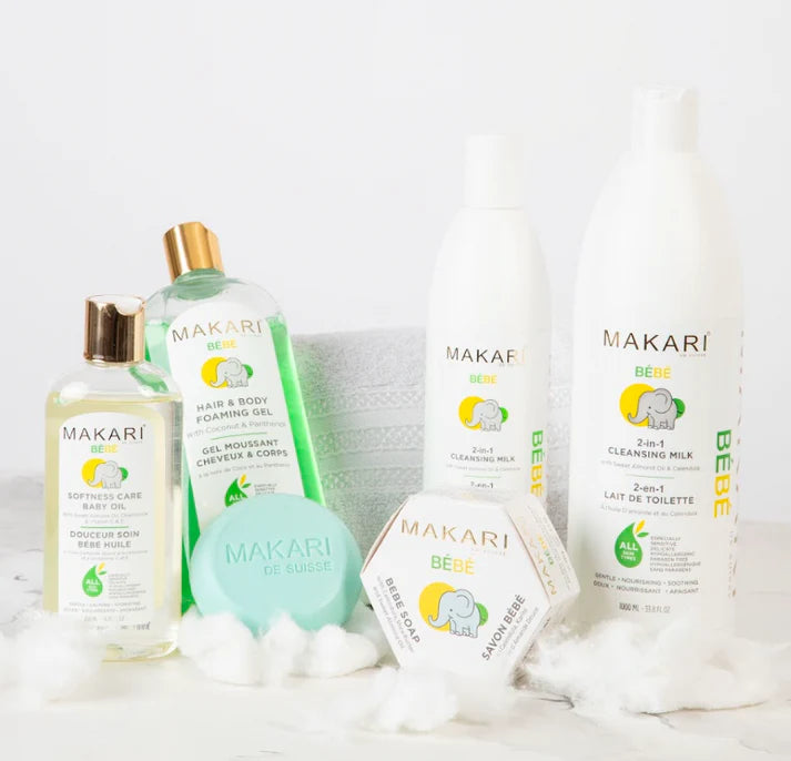Baby Cleansing Milk – Sweet Almond Oil & Calendula 2-in-1 Baby Body Wash – Makari De Suisse Uganda