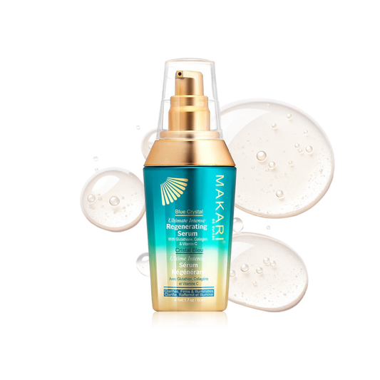Blue Crystal Regenerating Serum – Glutathione & Peptides Anti-Aging Serum – Makari De Suisse Uganda
