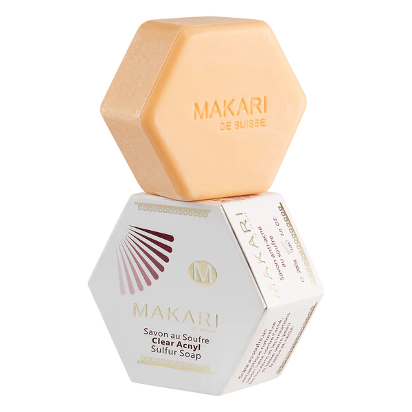 Clear Acnyl Sulfur Multi Function Soap – Antibacterial Sulfur Soap for Oily Acne-Prone Skin – Makari De Suisse Uganda