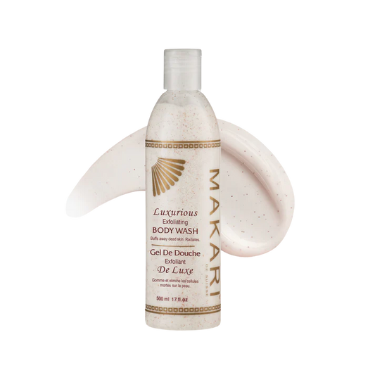 Exfoliating Body Wash – Vitamin C & Aloe Vera for Glowing Radiant Skin – Makari De Suisse Uganda