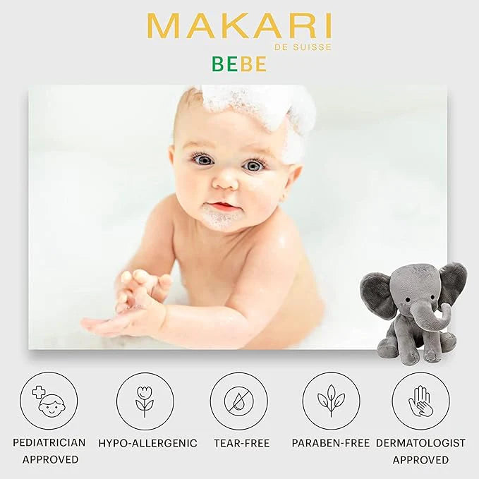 Gentle Hydrating Baby Soap – Shea Butter & Sweet Almond Oil for Newborn Skin – Makari De Suisse Uganda