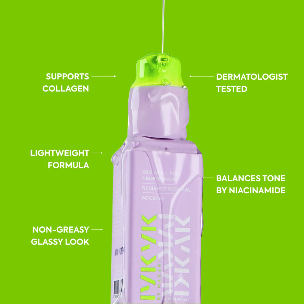IYKYK 20% AHA + 10% Niacinamide Booster – Chemical Exfoliant for Smooth Bright Even Skin – Makari De Suisse Uganda