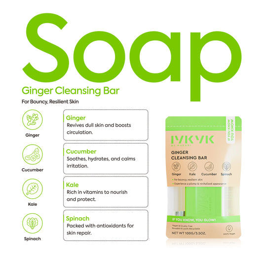 IYKYK Ginger Cleansing Bar Soap – Detoxifying Ginger Extract Soap for Clear Radiant Skin – Makari De Suisse Uganda