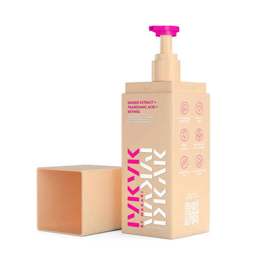 IYKYK Ginger + Tranexamic Acid + Retinol Body Toning Cream – Brighten & Even Skin Tone – Makari De Suisse Uganda