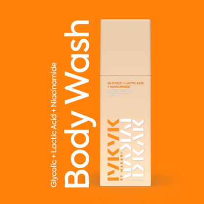 IYKYK Glycolic + Lactic Acid + Niacinamide Body Wash – Chemical Exfoliant for Smooth Even Skin – Makari De Suisse Uganda