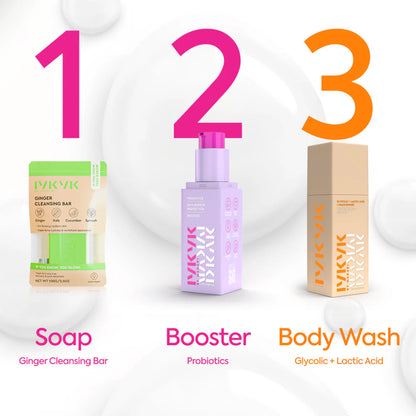 IYKYK Glycolic + Lactic Acid + Niacinamide Body Wash – Chemical Exfoliant for Smooth Even Skin – Makari De Suisse Uganda