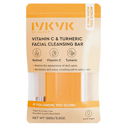 IYKYK Vitamin C & Turmeric Facial Cleansing Bar – Brightening Antioxidant Soap for Glowing Skin – Makari De Suisse Uganda