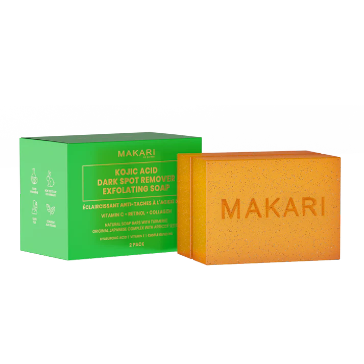 Kojic Acid Dark Spot Remover Soap Bars – 2-Pack Brightening Soap for Hyperpigmentation – Makari De Suisse Uganda