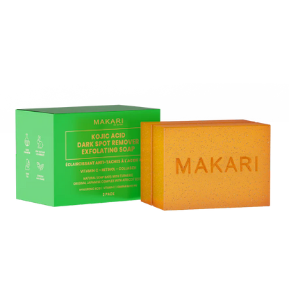 Kojic Acid Dark Spot Remover Soap Bars – 2-Pack Brightening Soap for Hyperpigmentation – Makari De Suisse Uganda