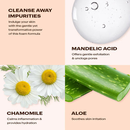 Renewal Glow Cleansing Foam – Mandelic Acid Radiance-Boosting Cleanser – Makari De Suisse Uganda